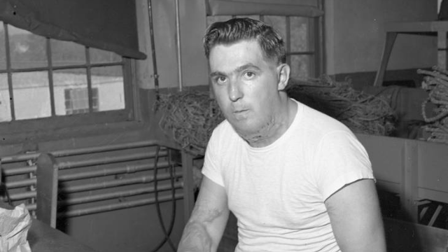 AMI employee working on a part for Model B (1948-1949)